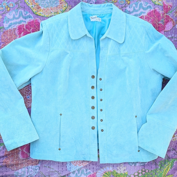 Light Blue Women's Jacket - Picture 1 of 8